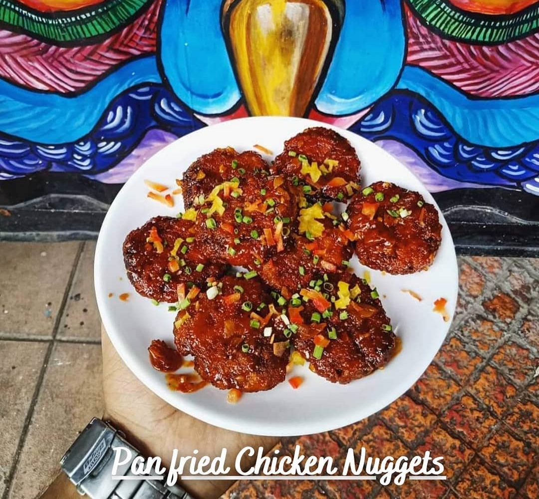 Pan Fried Chicken Nuggets